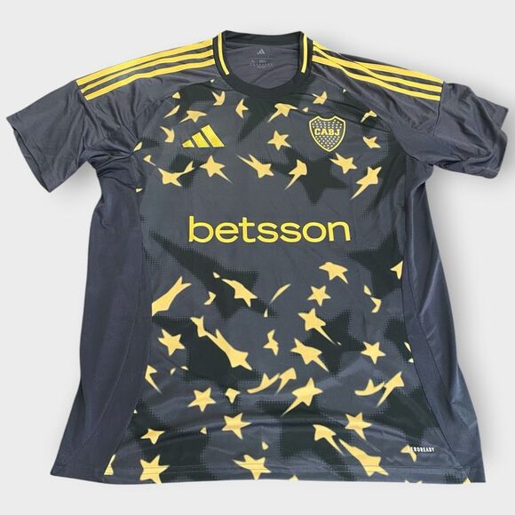 Adidas Boca Juniors 2025 Aeroready Third Slim Fit Jersey Betsson IV8205 size XL - Picture 1 of 11